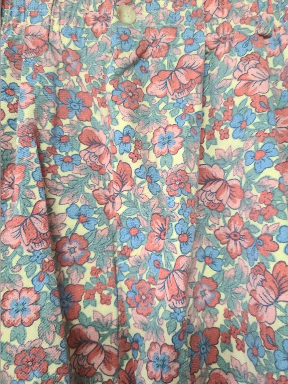 Vintage L.L. Bean Pastel Floral Skirt